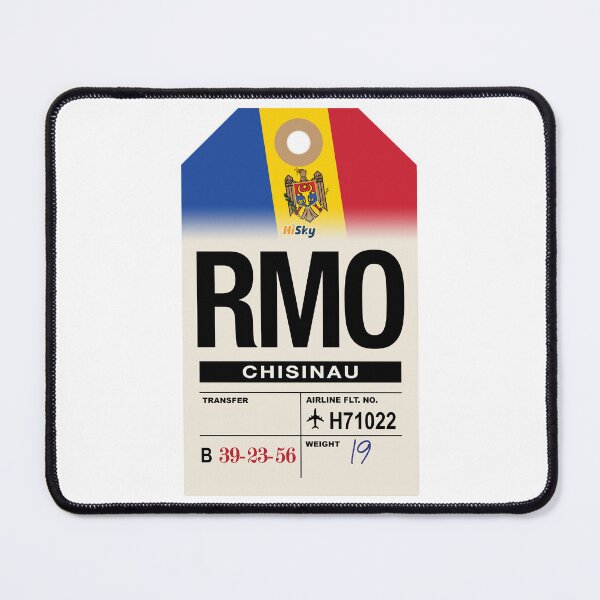Item preview, Chisinau (RMO) Moldova Airline Luggage Tag designed and sold by travelwitheric.