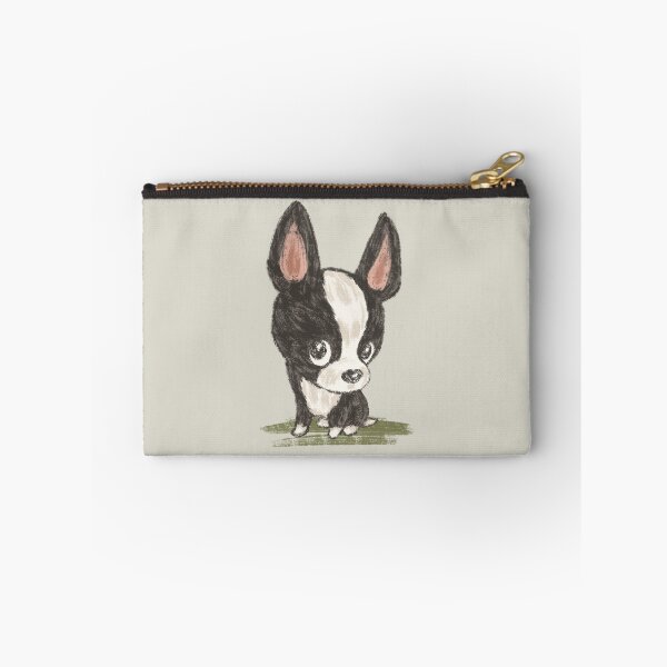 Item preview, Boston terrier staring sideways designed and sold by Toru Sanogawa.