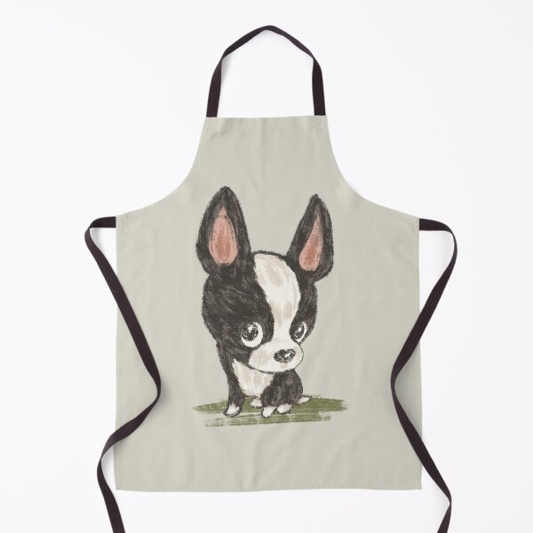 Item preview, Boston terrier staring sideways designed and sold by Toru Sanogawa.