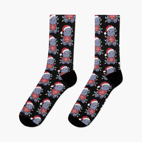 Artikelvorschau, Frohe Weihnachten, Baby-Nilpferd entworfen und verkauft von BeansHotTees.
