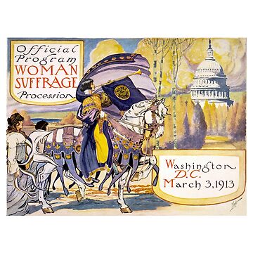 Artwork thumbnail, 1913 Women's March On Washington - Votes For Women Circa 1913 - Women's Suffrage by MHirose