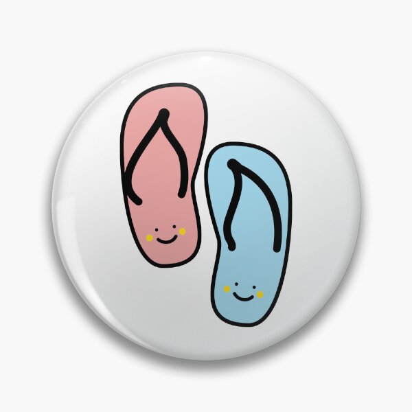 Item preview, Cute flip flop slippers designed and sold by fluffyfamcraft.