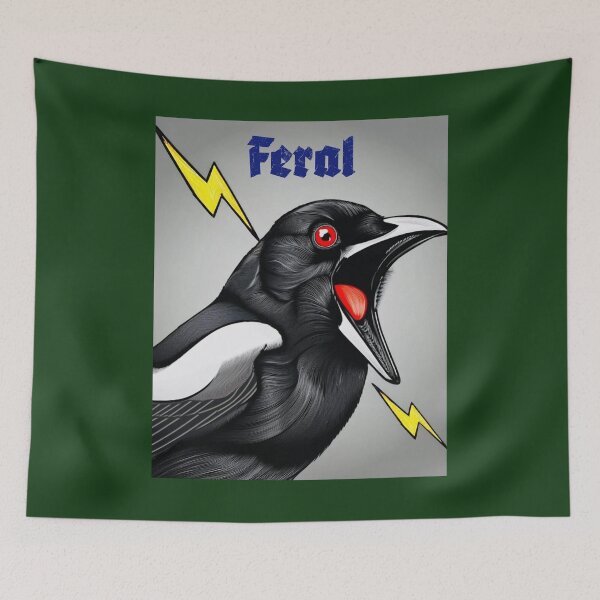 Item preview, Feral Bird designed and sold by TheCussnWolf.