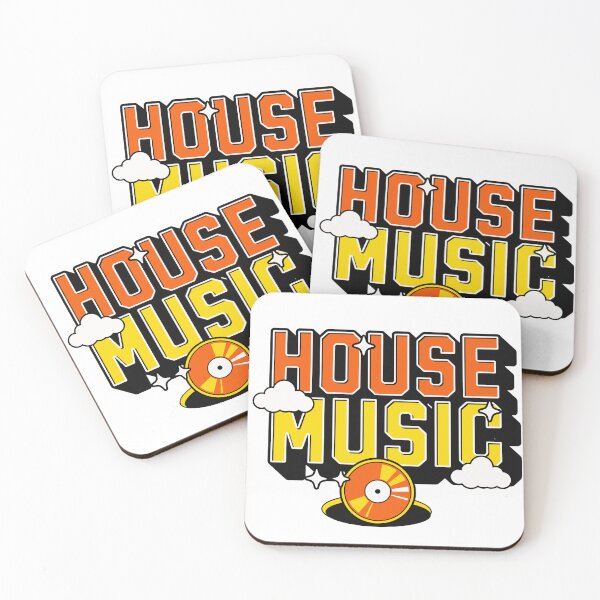 Item preview, HOUSE MUSIC  - Vinyl Hole (Black)  designed and sold by Discothreadz.