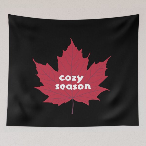 Item preview, Cozy season crimson red maple leaf designed and sold by Artistic  Touch.