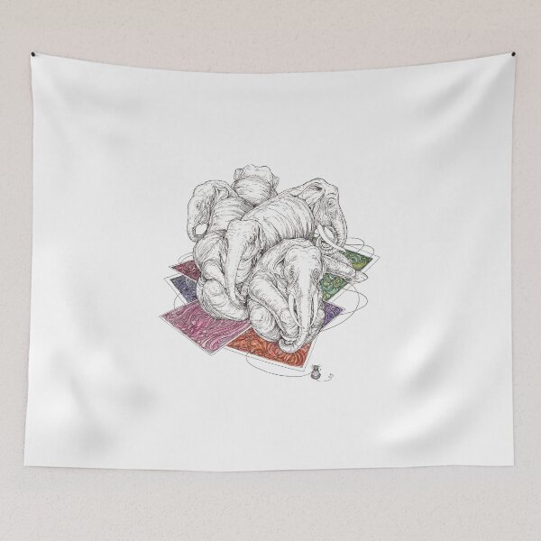 Item preview, elephants and mouse designed and sold by Jessica Gadra.