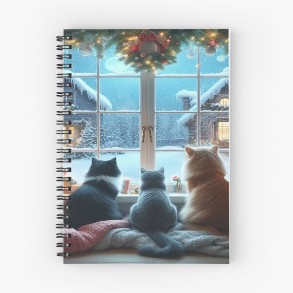 Item preview,  cozy holiday feel Christmas decoration with pets cats,RBCozyHolidays,CozyHolidays designed and sold by Expressions-Sel.