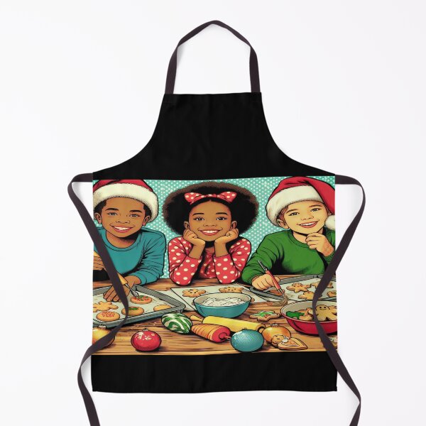 Item preview, cozy holiday feel Children cook Christmas Cookies ,RBCozyHolidays,CozyHolidays designed and sold by Expressions-Sel.