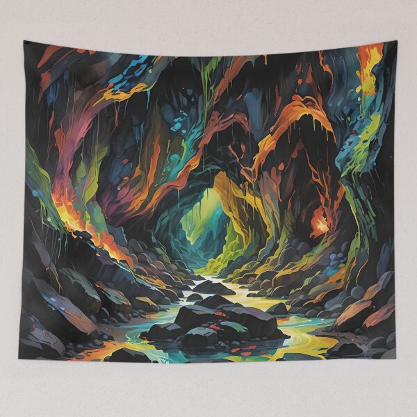 Item preview, Fluorescent Light In A Dark Cave designed and sold by Paw's Arts.