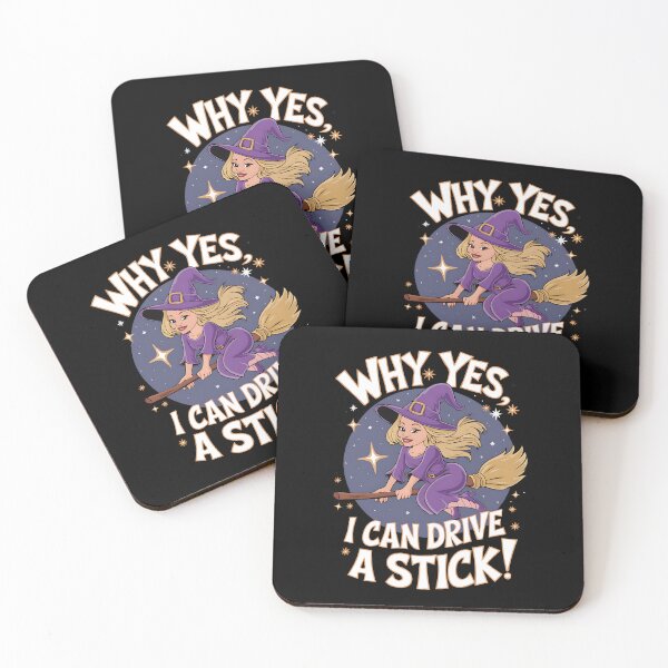 Item preview, Witch Drives a Stick designed and sold by Boddicca.