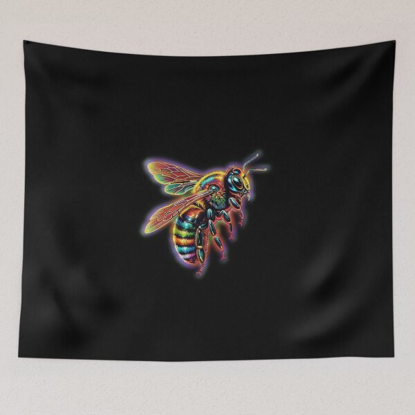 Item preview, Rainbow Bee designed and sold by LevonsCrazyArt.