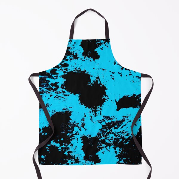 Item preview, Abstract Paint Splatter Light Blue and Black designed and sold by Jessica Erin.