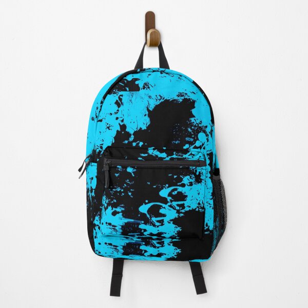 Item preview, Abstract Paint Splatter Light Blue and Black designed and sold by Jessica Erin.