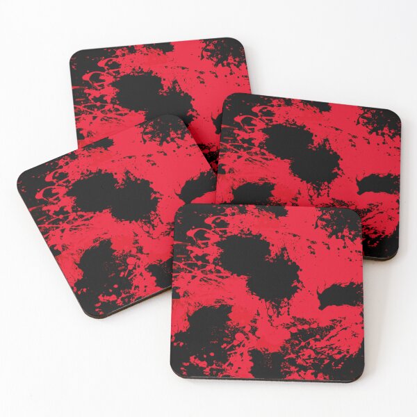 Item preview, Abstract Paint Splatter Red and Black designed and sold by Jessica Erin.