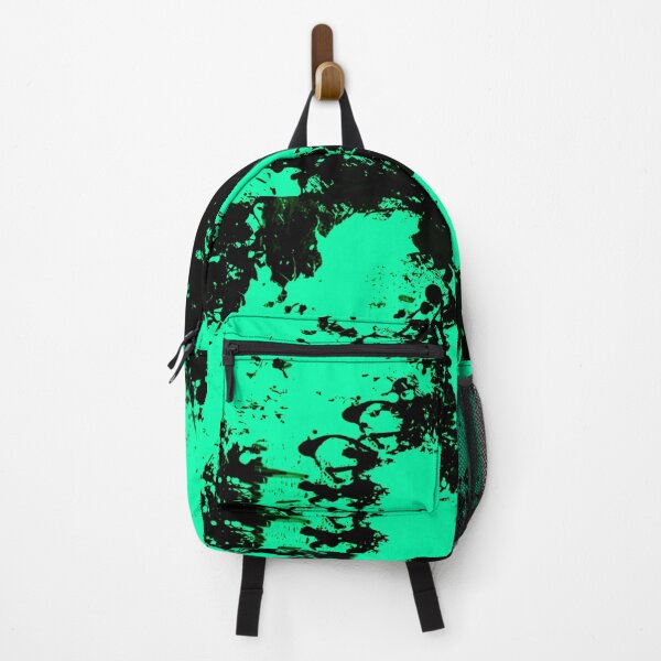 Item preview, Abstract Paint Splatter Teal and Black designed and sold by Jessica Erin.