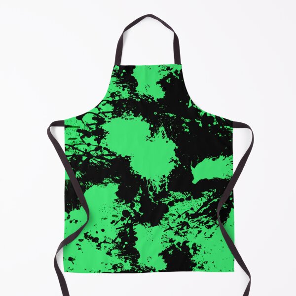 Item preview, Abstract Paint Splatter Green and Black designed and sold by Jessica Erin.