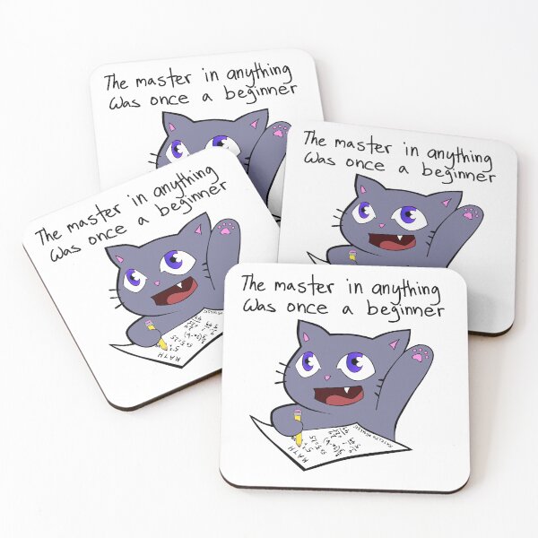 Item preview, The Master in Anything Was Once a Beginner designed and sold by KatelynMitalski.