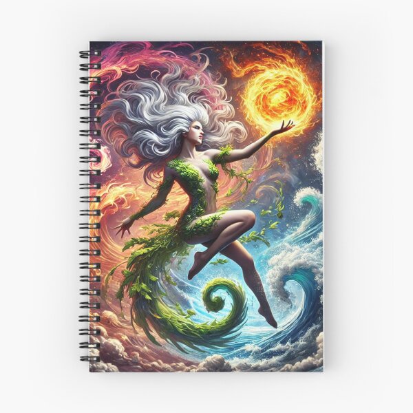 Item preview, Elemental Goddess Fantasy Art Print designed and sold by CultDigHoriz.