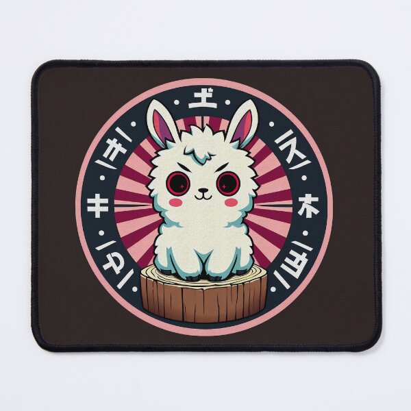 Item preview, Kawaii Fluffy Alpaca with Japanese Text | Cute Anime Style designed and sold by GALUMARKET.