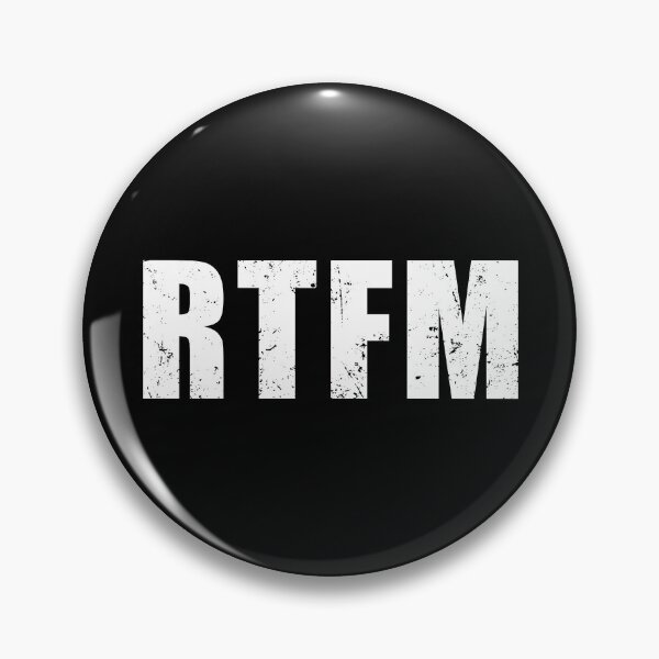 Item preview, RTFM - Run the Fucking Manual - Funny Programmer designed and sold by mhernaevily.