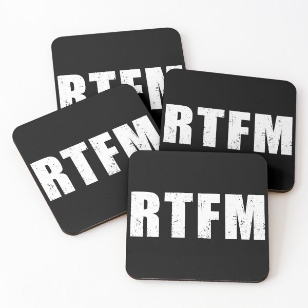 Item preview, RTFM - Run the Fucking Manual - Funny Programmer designed and sold by mhernaevily.