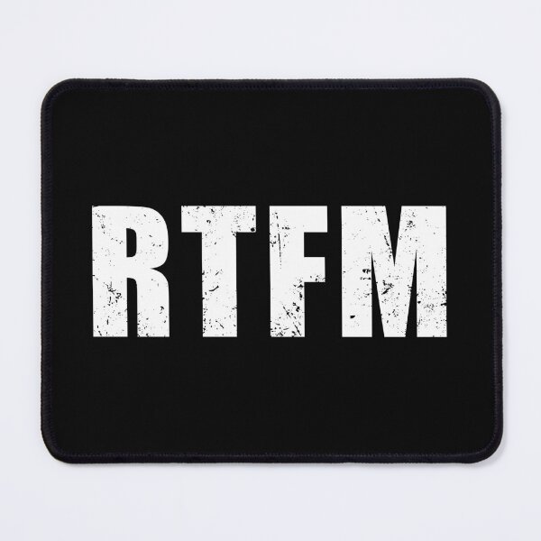 Item preview, RTFM - Run the Fucking Manual - Funny Programmer designed and sold by mhernaevily.