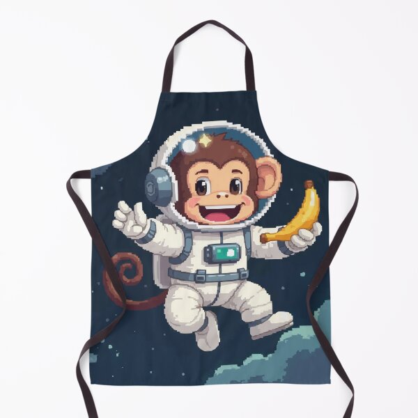 Item preview, Pixel Adventures of the Astronaut Monkey designed and sold by NaturePixel.