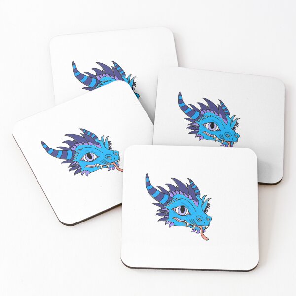 Item preview, HornedBlue Dragon designed and sold by StickersManias.