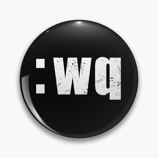 Item preview, Wq Command - Funny Coder Design Showing how to Save & Exit designed and sold by mhernaevily.