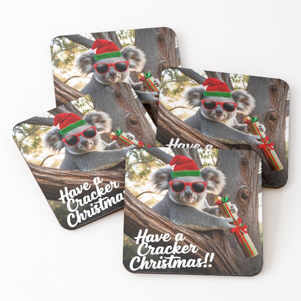 Item preview, A koala cutie sending Christmas wishes! designed and sold by BrenBub.