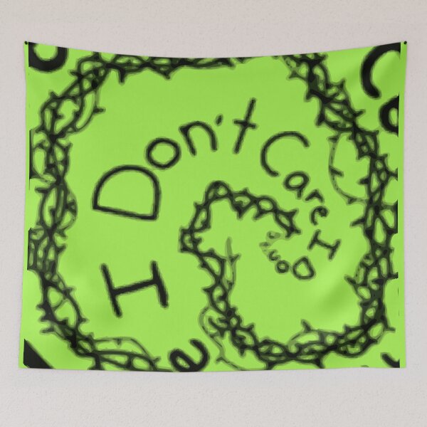 Item preview, I Don't Care Lyrics designed and sold by VioletsforRoses.