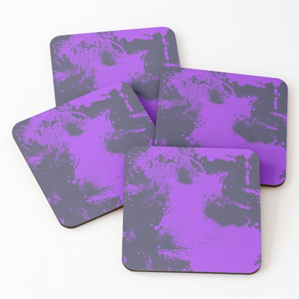 Item preview, Abstract Paint Splatter Blue Grey and Purple designed and sold by Jessica Erin.