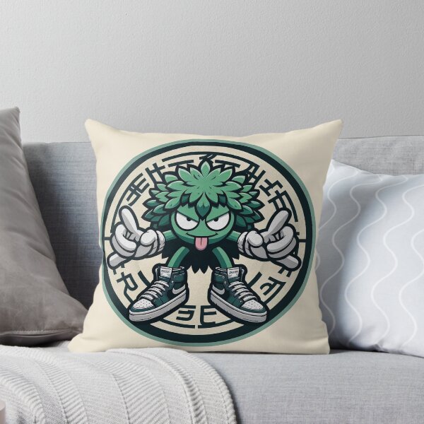 Item preview, Edgy Green Creature with Sneakers | Cool Cartoon Street Style designed and sold by GALUMARKET.