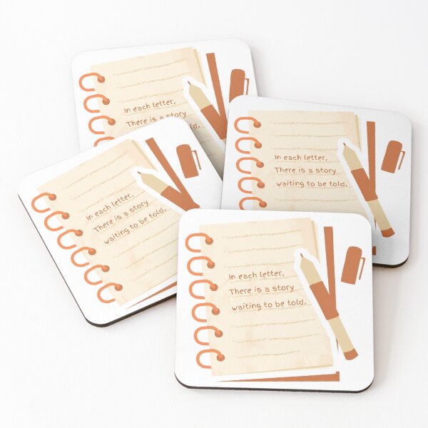 Item preview, Inspirational Notebook and Pen : In Each Letter,... designed and sold by InkFool.