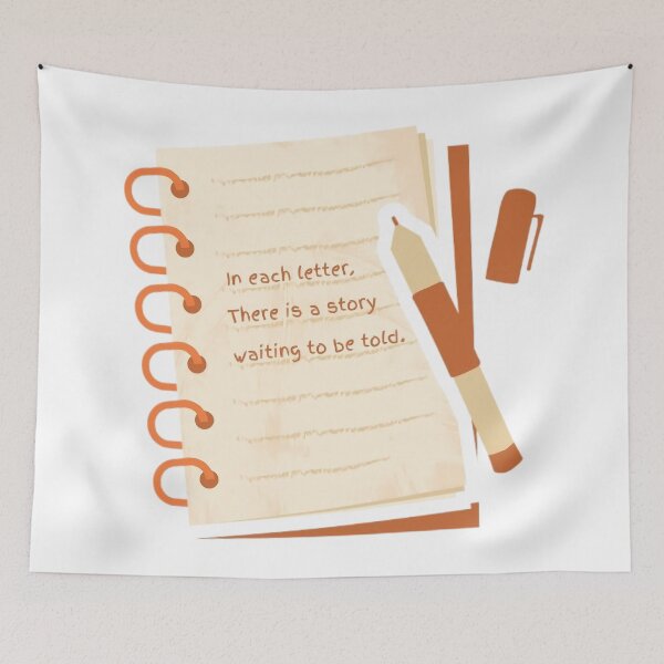 Item preview, Inspirational Notebook and Pen : In Each Letter,... designed and sold by InkFool.