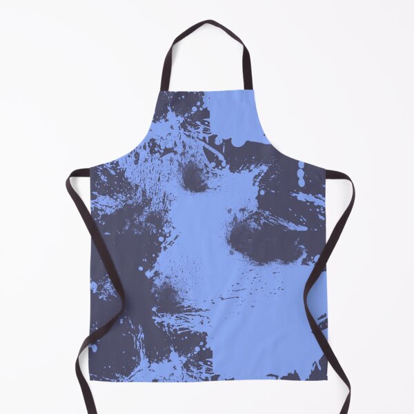 Item preview, Abstract Paint Splatter Blue Grey and Pastel Blue designed and sold by Jessica Erin.
