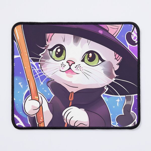 Item preview, Meow-velous Magical Kitty with Hat Anime designed and sold by Illuminatriz.