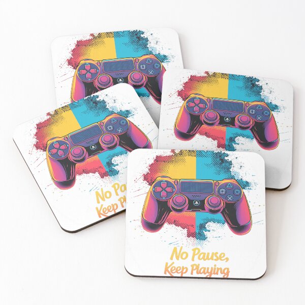 Item preview, No Pause Keep Playing Retro Gaming Style designed and sold by imbakrastavac.