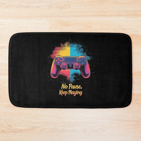 Item preview, No Pause Keep Playing Retro Gaming Style designed and sold by imbakrastavac.