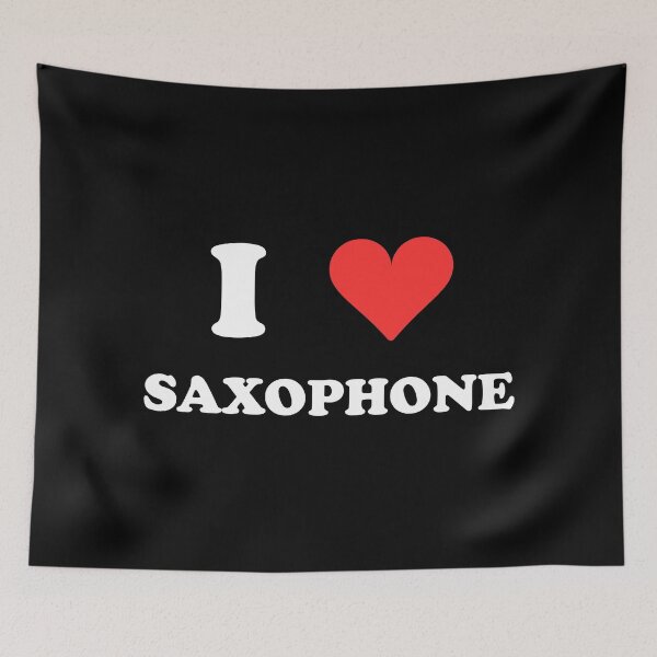 Item preview, I love saxophone  tenor saxophone designed and sold by Inspirationmotivation.