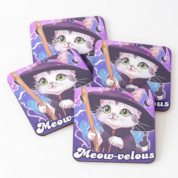 Item preview, Meow-velous Magical Kitty with Hat Anime designed and sold by Illuminatriz.
