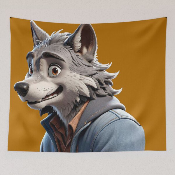 Item preview, cartoon beast kin wolf designed and sold by KnightsStorm.