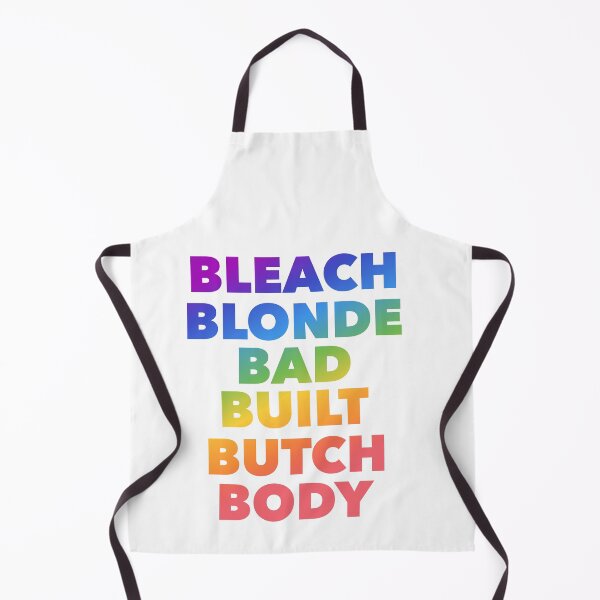 Item preview, Bleach blonde bad built butch body Pride rainbow designed and sold by Tinybluebird.