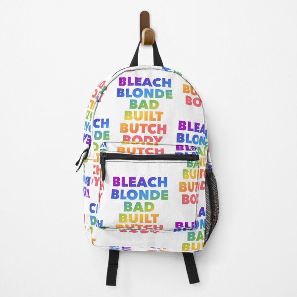 Item preview, Bleach blonde bad built butch body Pride rainbow designed and sold by Tinybluebird.