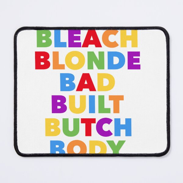 Item preview, Bleach blonde bad built butch body multicolor designed and sold by Tinybluebird.