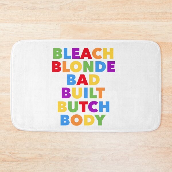 Item preview, Bleach blonde bad built butch body multicolor designed and sold by Tinybluebird.