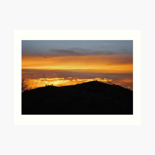 Sunset in Magaliesburg Art Print