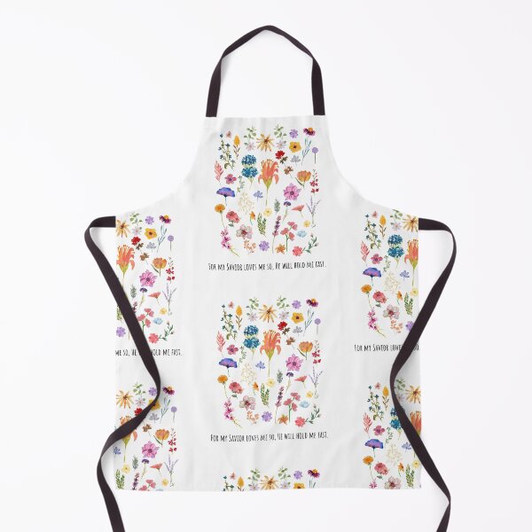 Item preview, He Will Hold Me Fast Wildflower Collage designed and sold by MochaMeli.