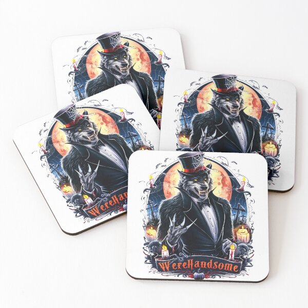 Item preview, Werehandsome - Werewolf Halloween Art designed and sold by asprse.