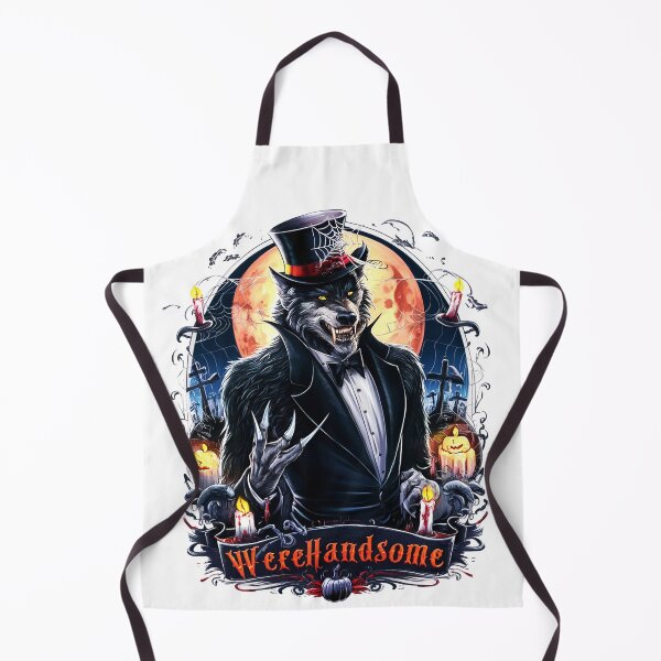 Artikelvorschau, Werehandsome - Werwolf-Halloween-Kunst entworfen und verkauft von asprse.